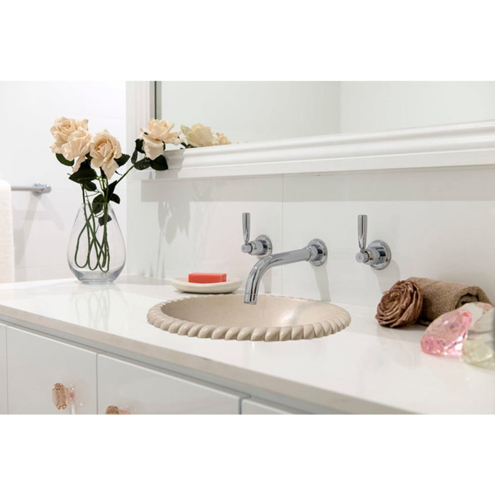 Natural Stone Champagne Limestone Vessel Sink (L)22