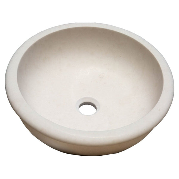 Natural Stone Classic Limestone Vessel Sink (D)16