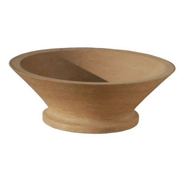 Natural Stone Classic Conical Shape Travertine Vessel Sink (D)16