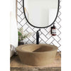 Natural Stone Light Travertine Vessel Sink (D)16