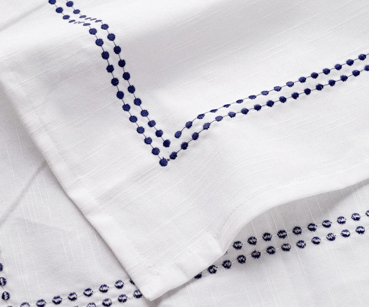 Pearls Navy Napkins Set of 12