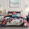 Bebejan Navy Mums 5 Piece Reversible Comforter Set