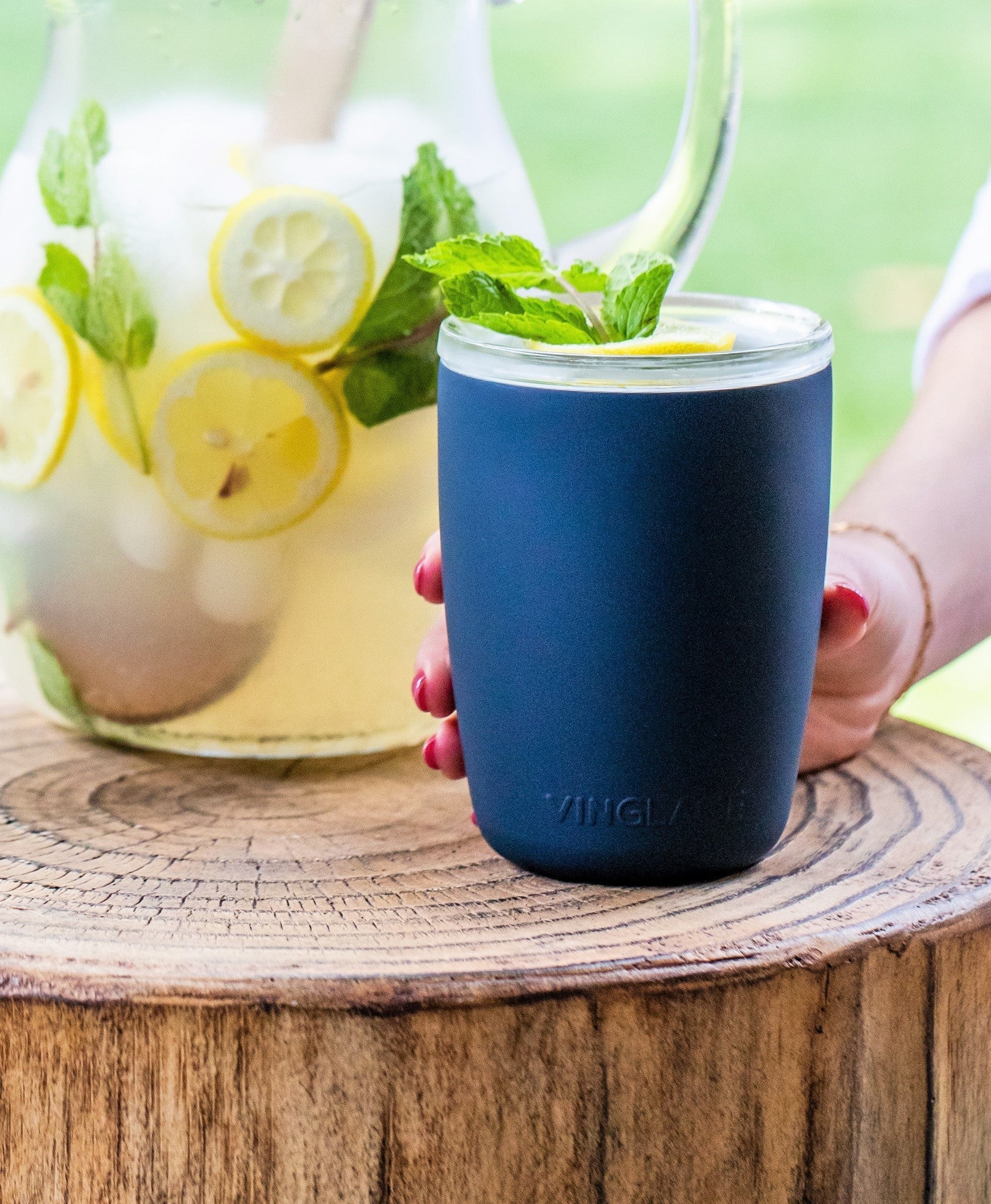 Everyday Glass in Navy