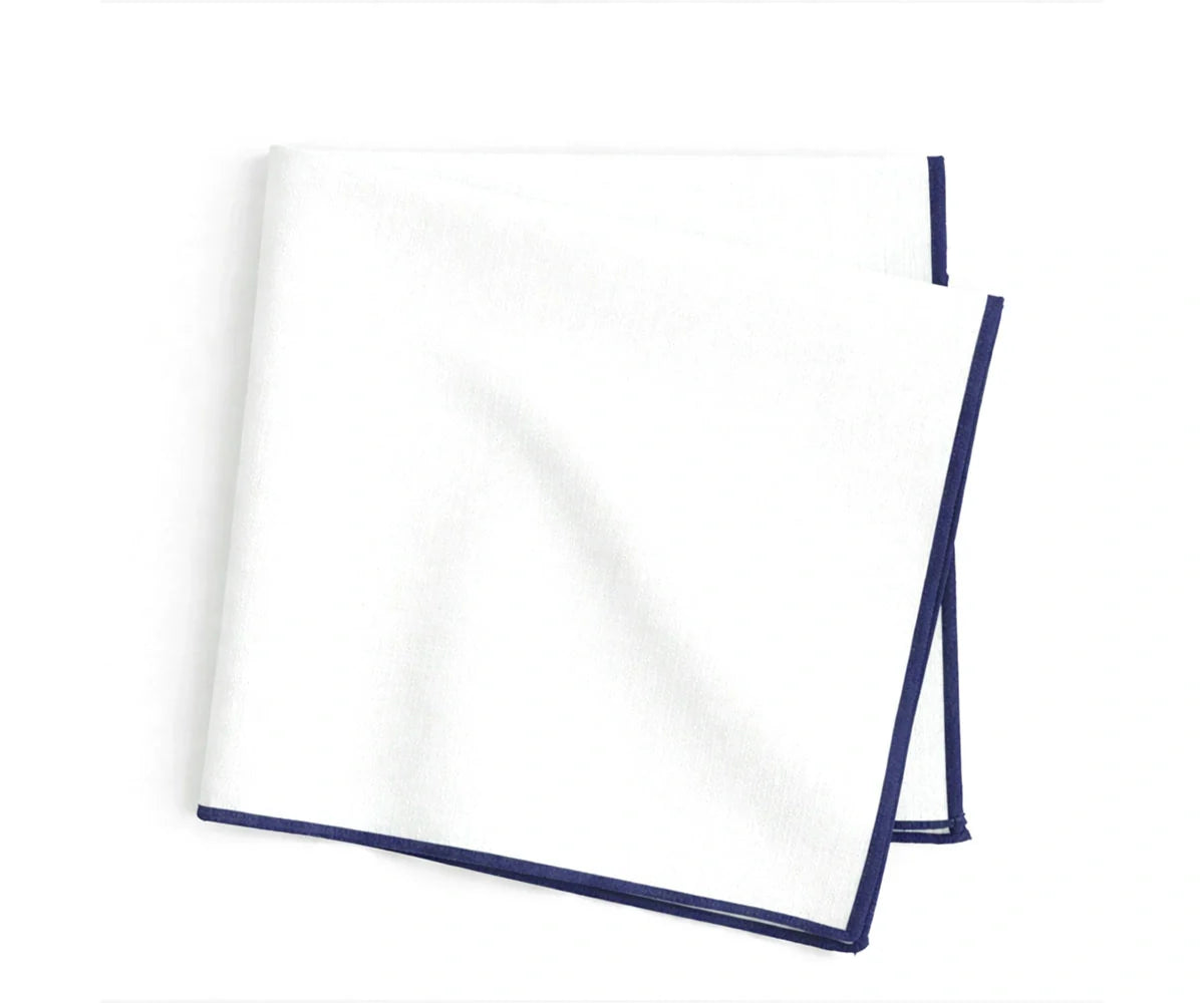 Merrow Stitch Cotton Napkins