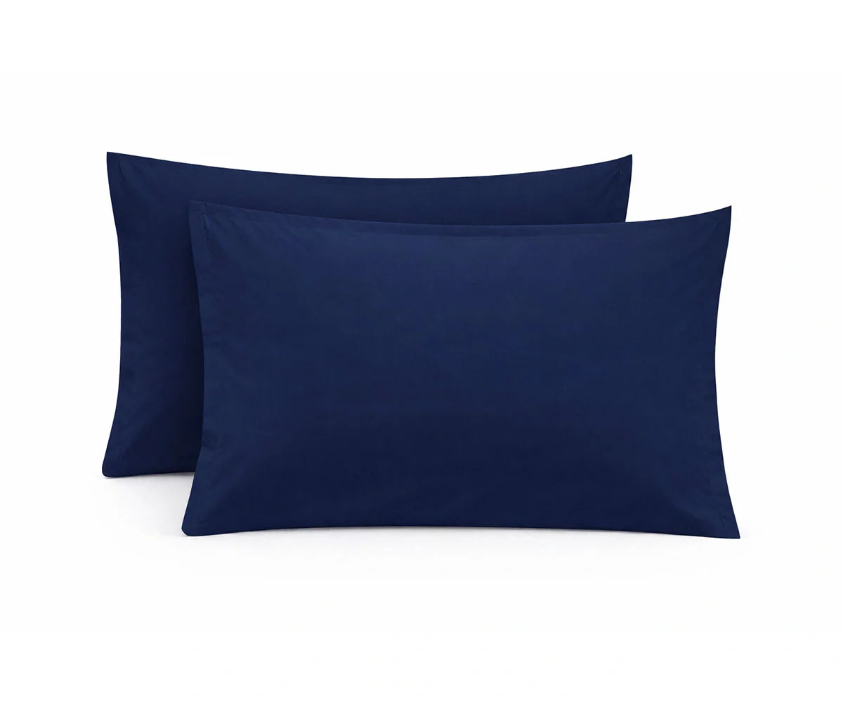 100% Cotton Sateen Pillowcases - Set of 2