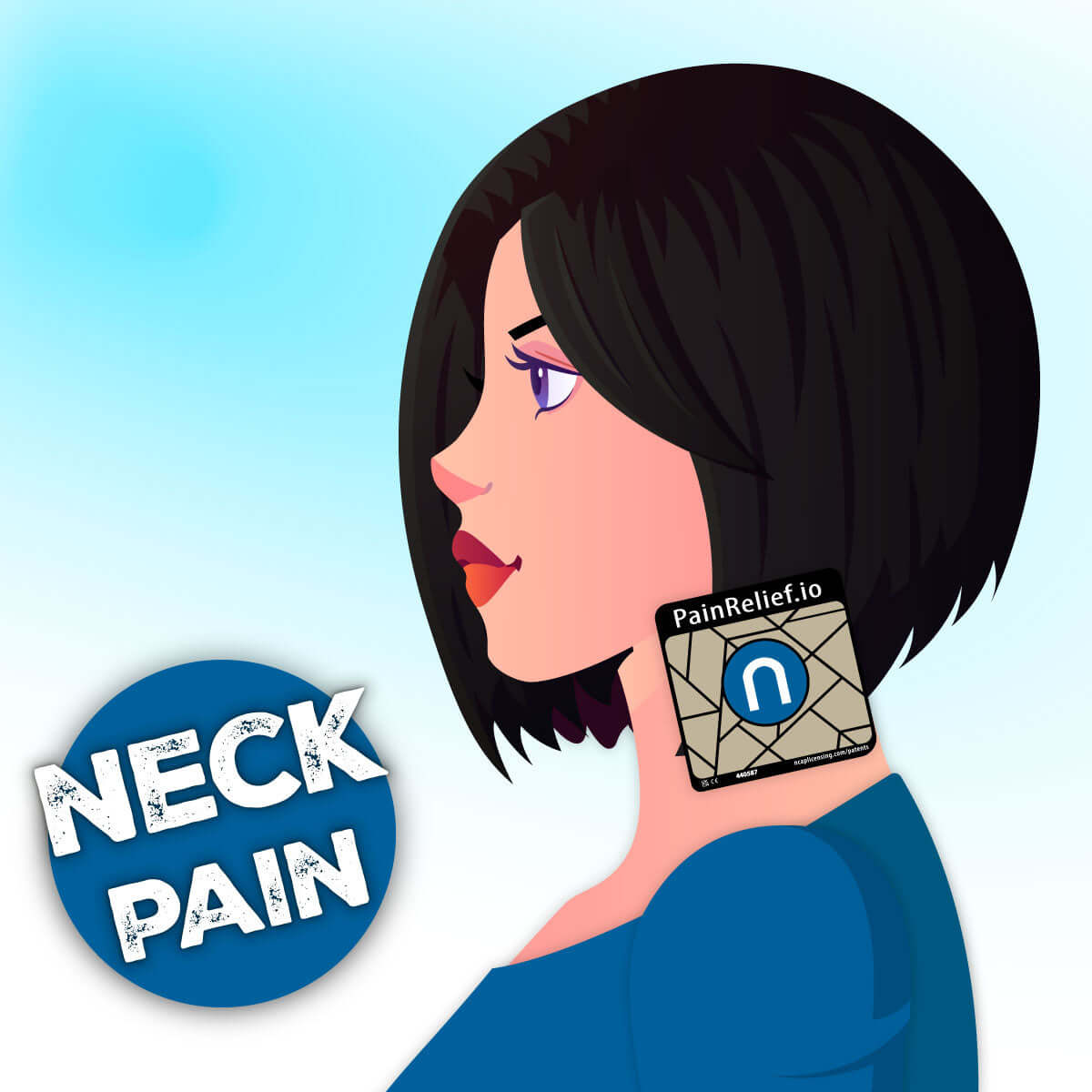 NeuroCuple® 2x5 Pain Relief Device - Reusable for Years.