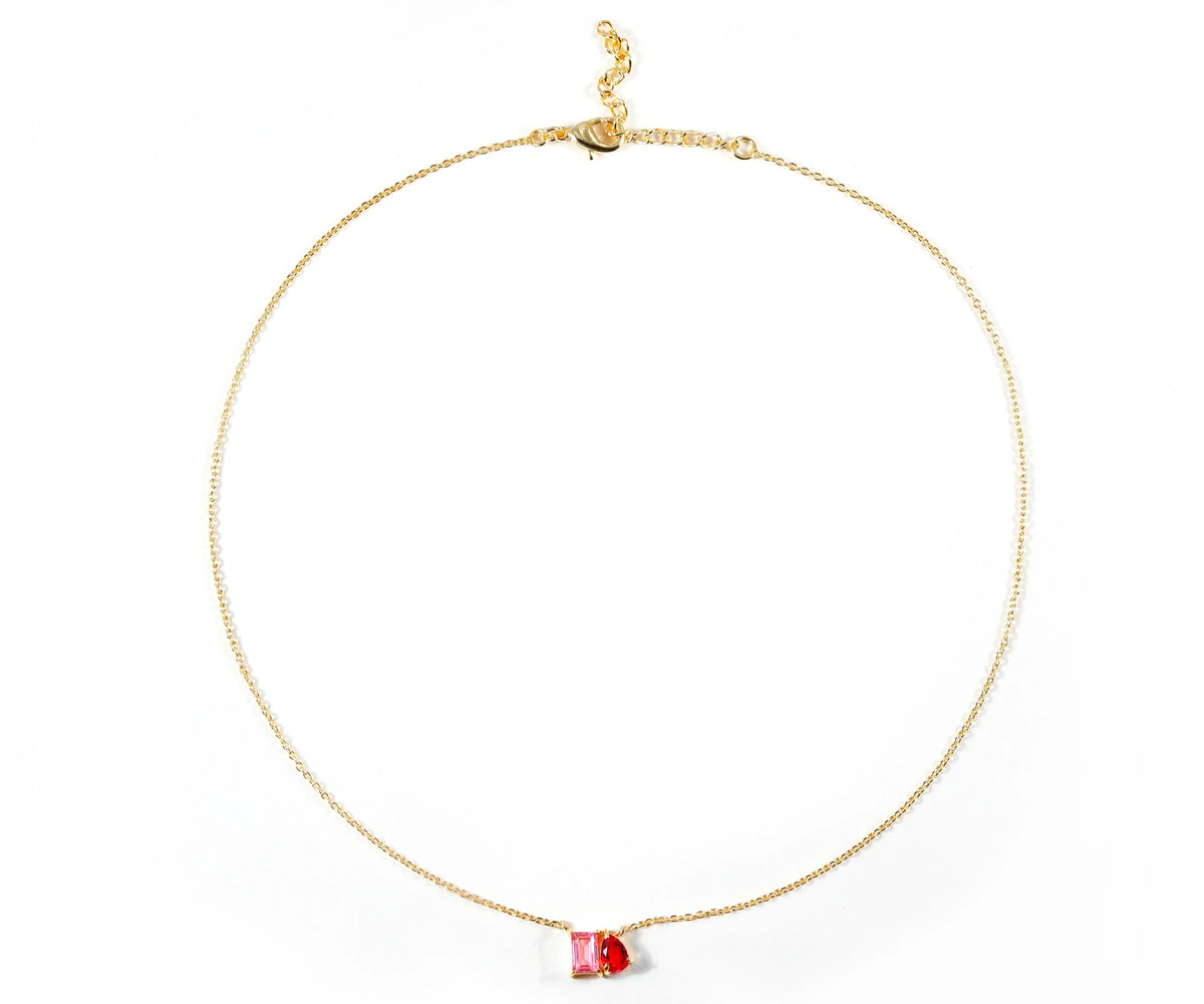 Toi Et Moi Ruby Necklace - Blaze Necklace