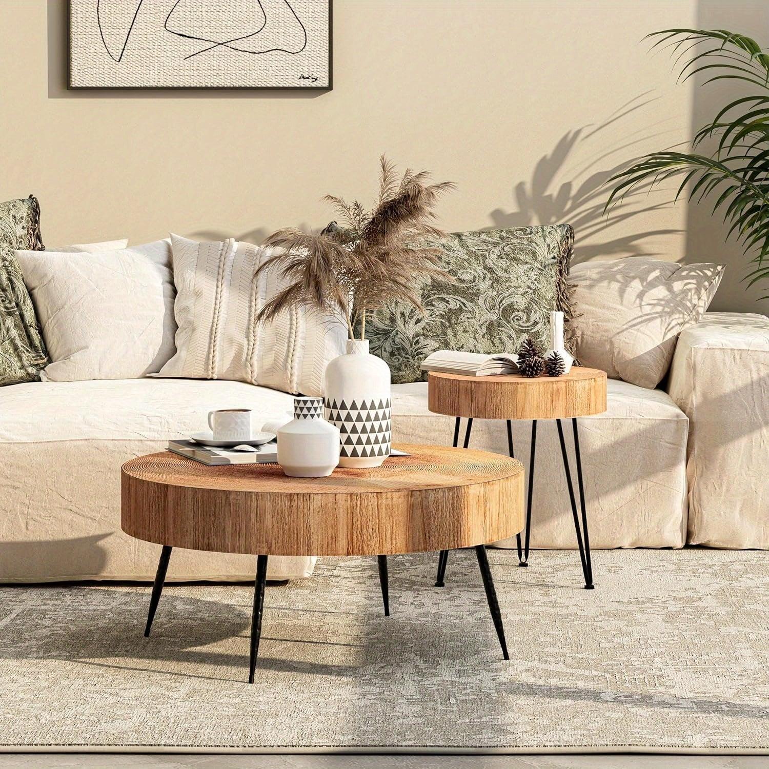 Nesting Table - Modern Reclaimed Wood Set