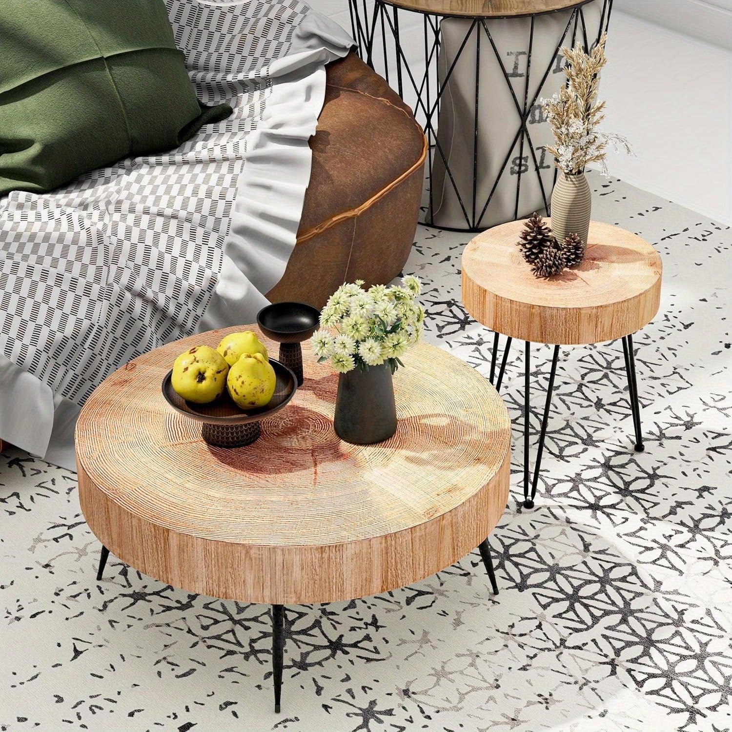 Nesting Table - Modern Reclaimed Wood Set