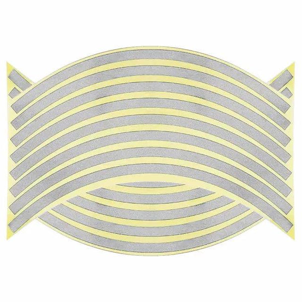 16 Pcs Strips Wheel Stickers And Decals 18 Reflective Rim Tape Bike Motorcycle Car Tape 5 Colors Car Styling