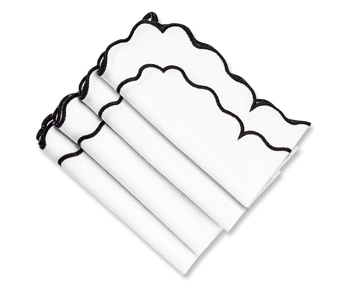 White Embroidered Napkins