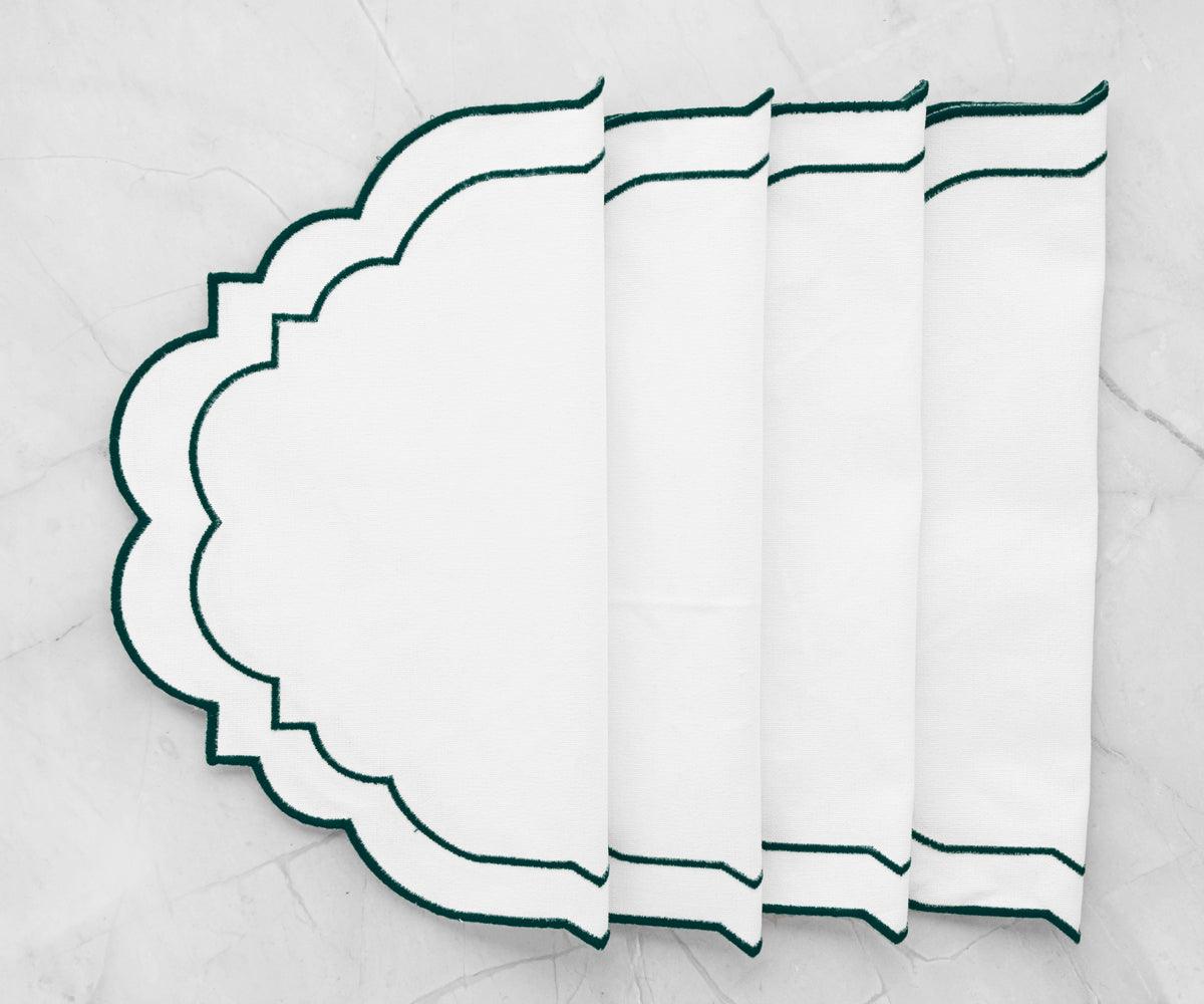 Oval Placemats Set of 4 - Cotton Placemats
