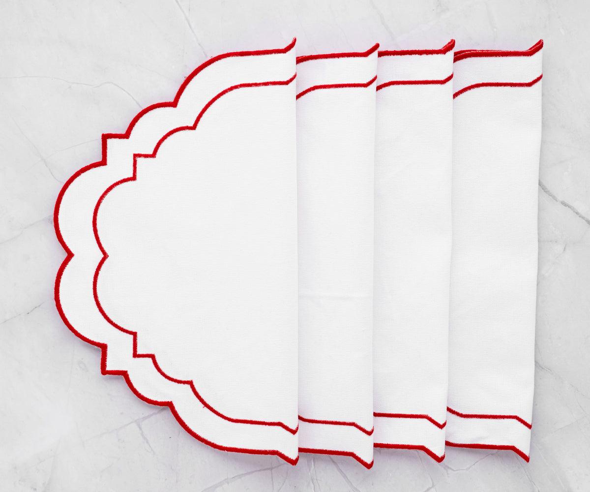 Oval Placemats Set of 4 - Cotton Placemats