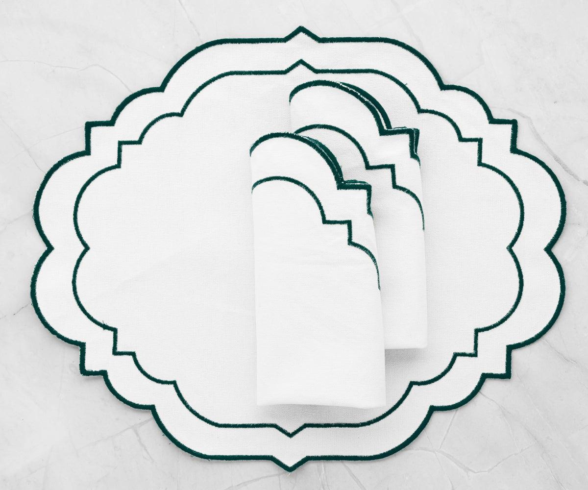 Oval Placemats Set of 4 - Cotton Placemats