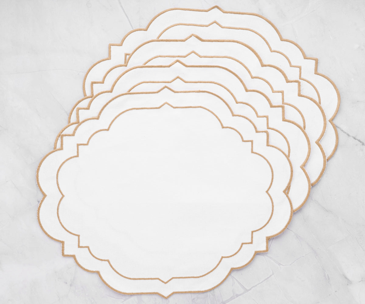 Oval Placemats Set of 4 - Cotton Placemats