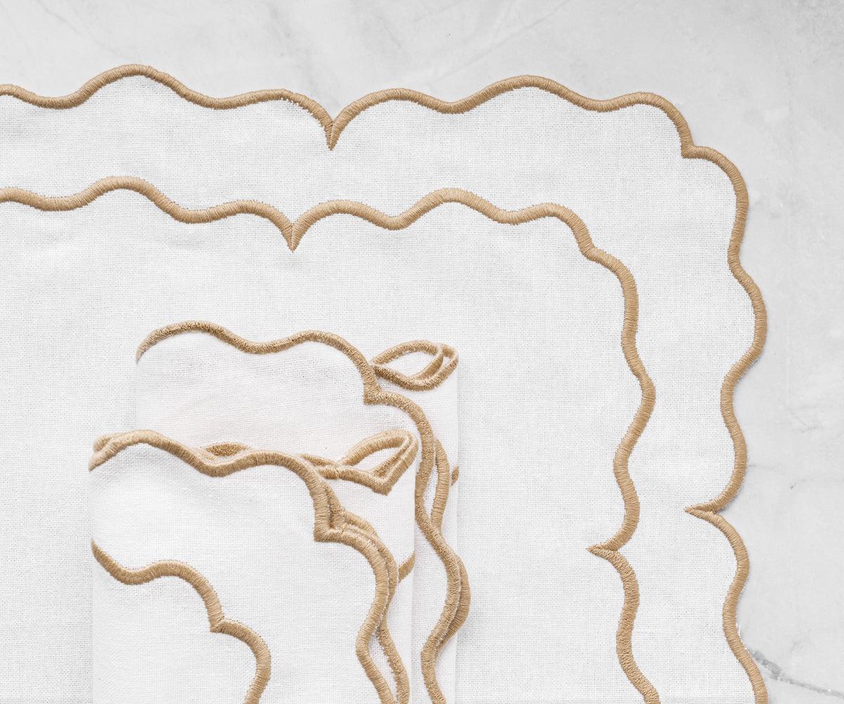 White Embroidered Napkins