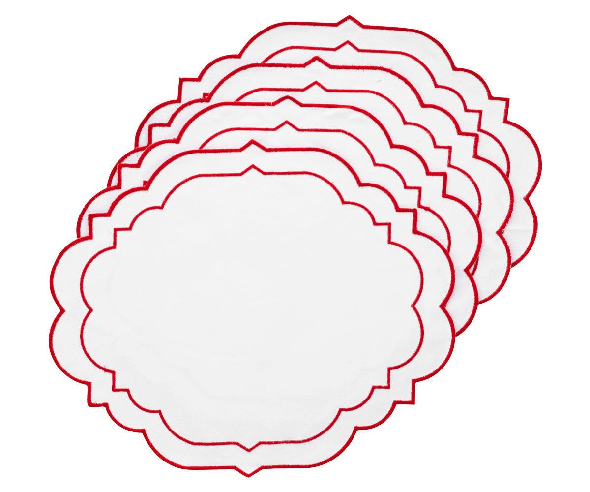 Oval Placemats Set of 4 - Cotton Placemats