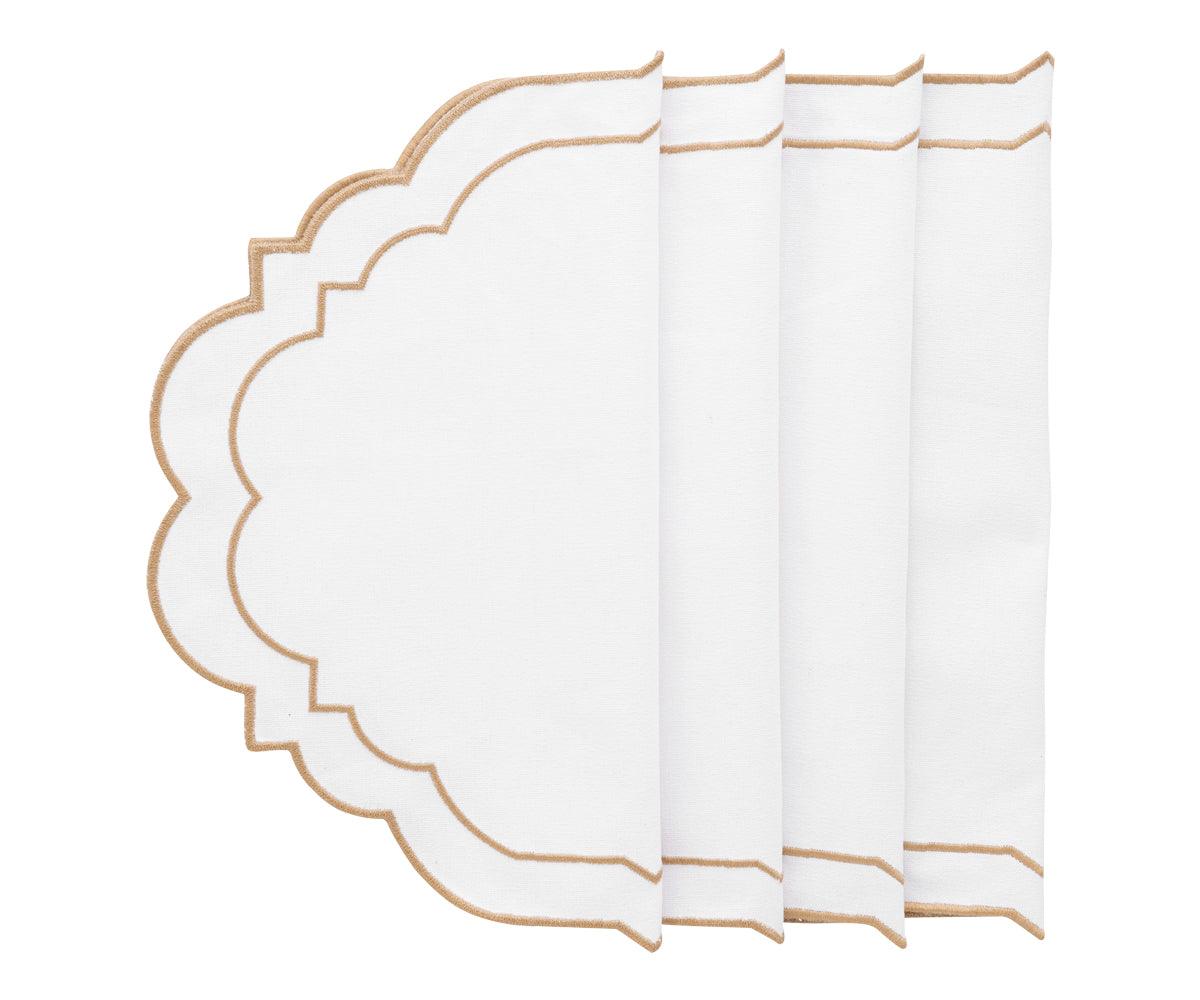 Oval Placemats Set of 4 - Cotton Placemats