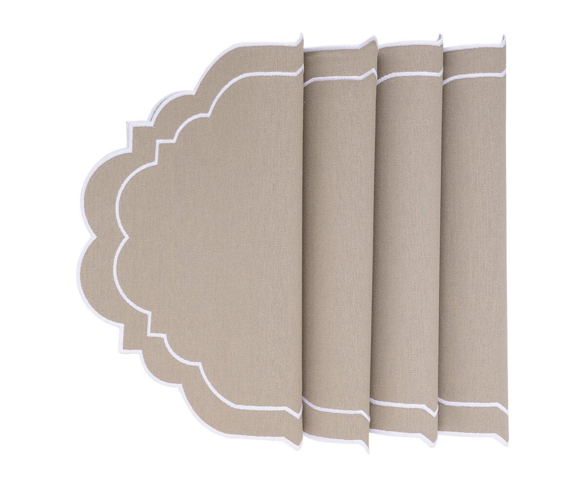 Oval Placemats Set of 4 - Cotton Placemats