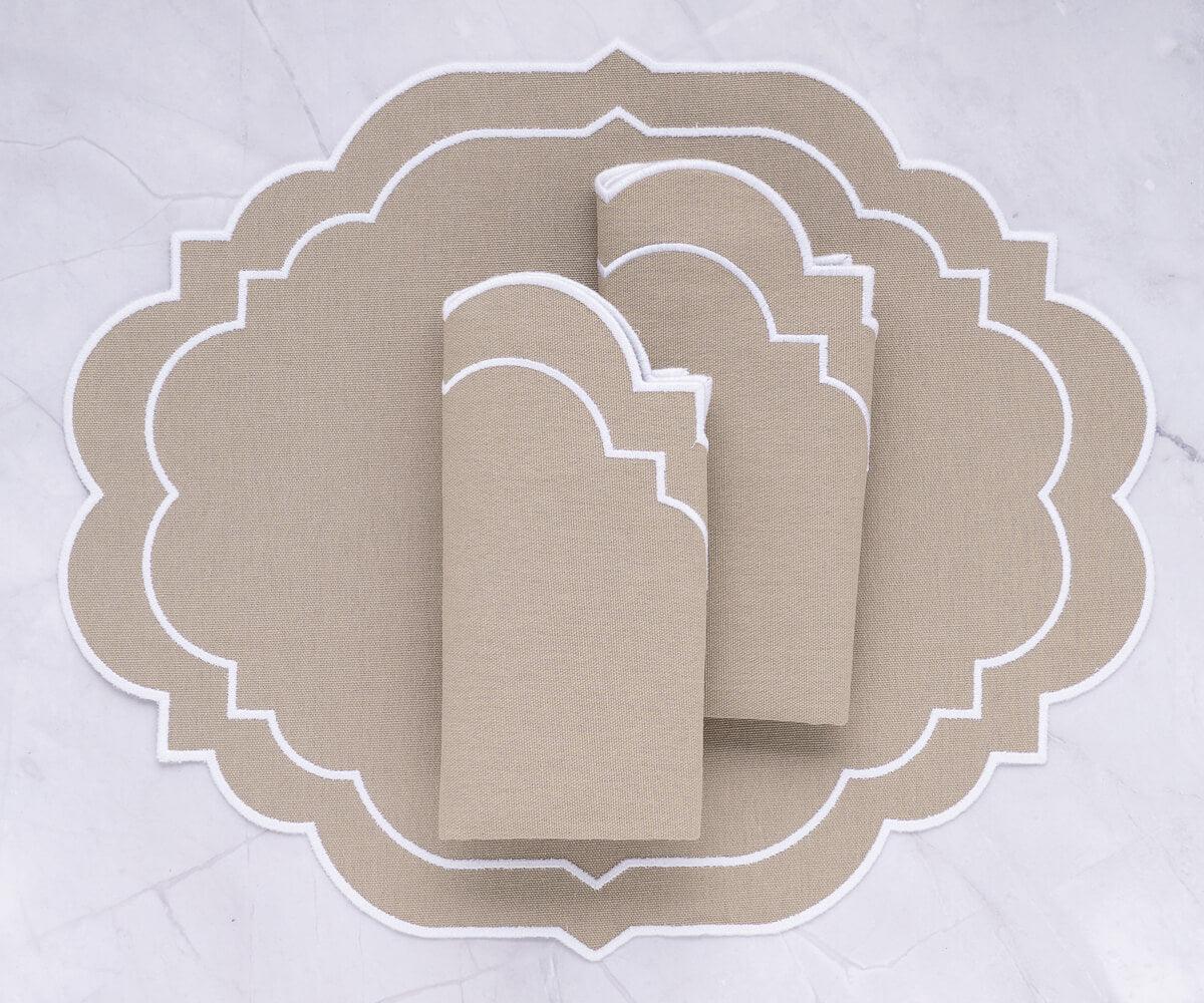 Oval Placemats - Cloth Placemats Set of 4