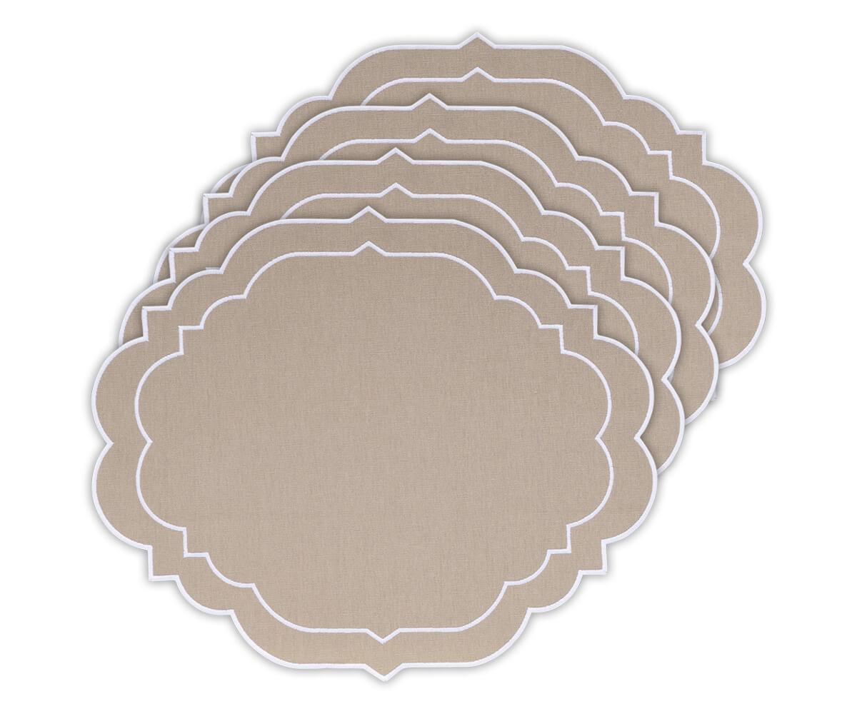 Oval Placemats Set of 4 - Cotton Placemats