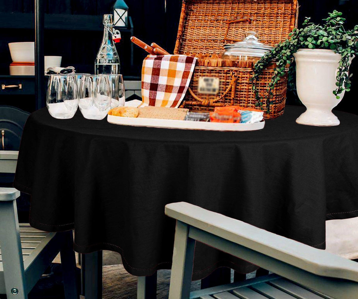 Cotton Round Tablecloth - Round Table Cover