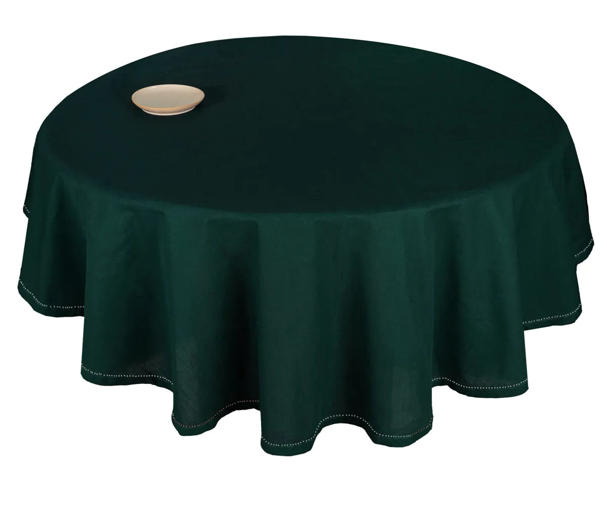 Cotton Round Tablecloth - Round Table Cover