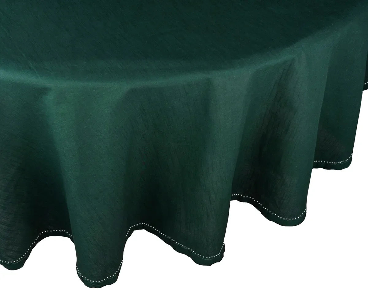 Cotton Round Tablecloth - Round Table Cover