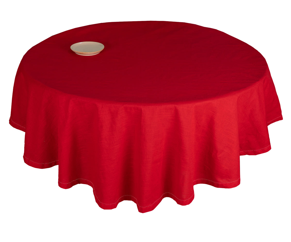 Cotton Round Tablecloth - Round Table Cover