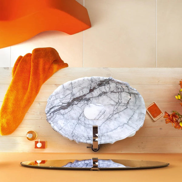 New York Marble Artistic Vessel Sink Polished (W)16
