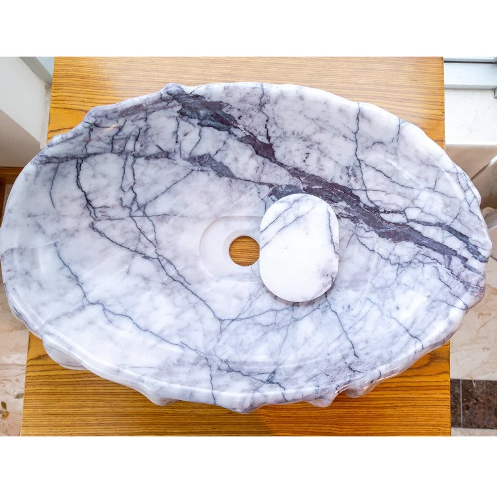 New York Marble Artistic Vessel Sink Polished (W)16