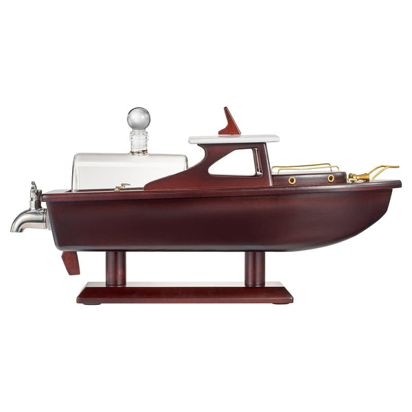 Boat Ship Whiskey & Wine Decanter Ship - The Wine Savant Ship Decanter Set 800ml - Drink Dispenser for Wine, Whiskey, Ship In A Bottle Decanters Bar Set, Liquor Scotch Bourbon, Boating Mariner Gifts