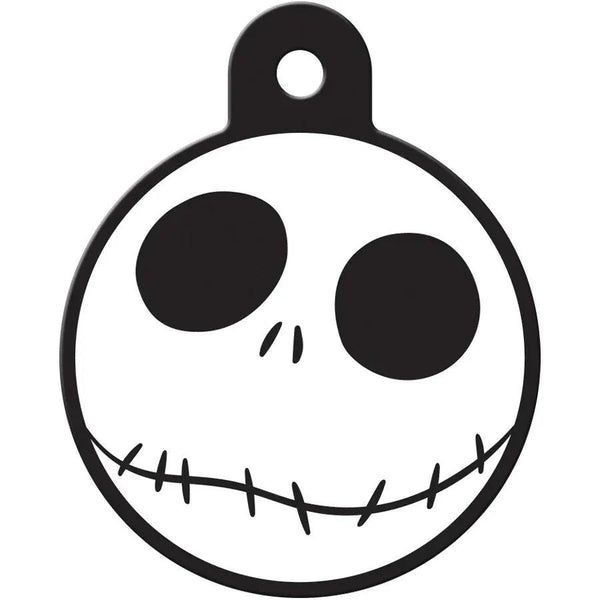 Disney Jack Skellington Pet ID tag large circle - Gifts for You 'n Me
