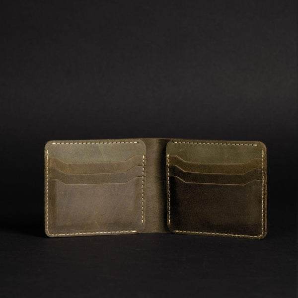 The Keystone Wallet - Burgundy Full-Grain Leather Wallet