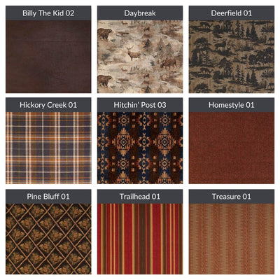 Hickory Log Spoke Back Barstool With Arms