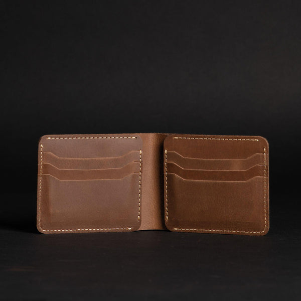 The Keystone Wallet - Burgundy Full-Grain Leather Wallet