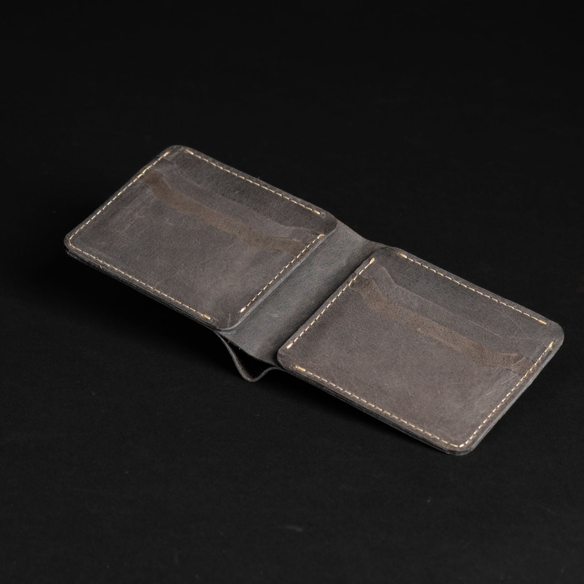 The Keystone Wallet - Burgundy Full-Grain Leather Wallet
