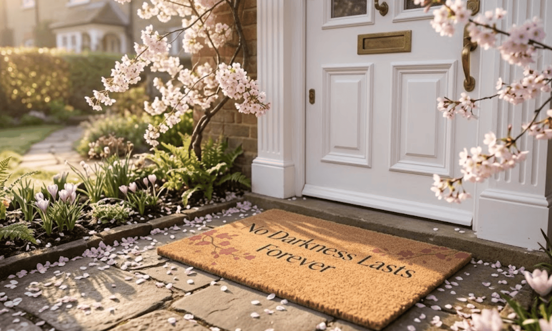 No Darkness Lasts Forever Coir Mat