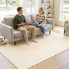 Non-Slip Protective Flooring for Living Room and Home Gym-Beige