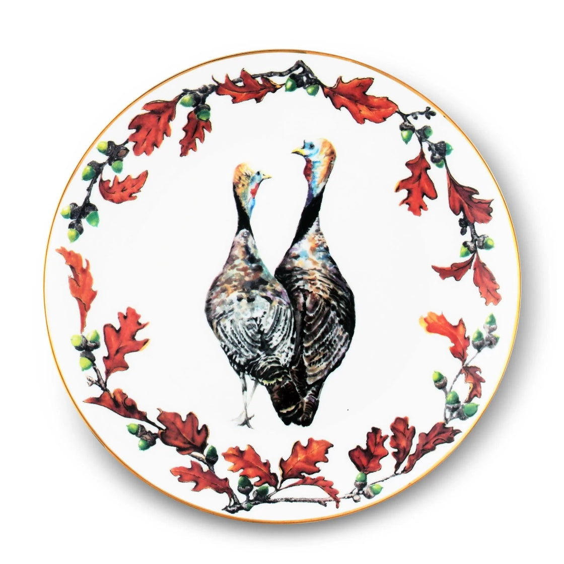 Norwood Narragansett Turkey Bone China Round Dinner Plate