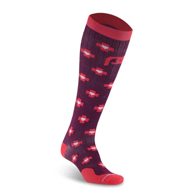 Nurse Crosses Red Compression Sock