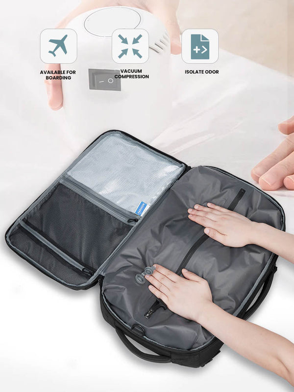 The Quanta™ ProX Vacuum Backpack by Camel Mountain – 35L, Fits Up to 16