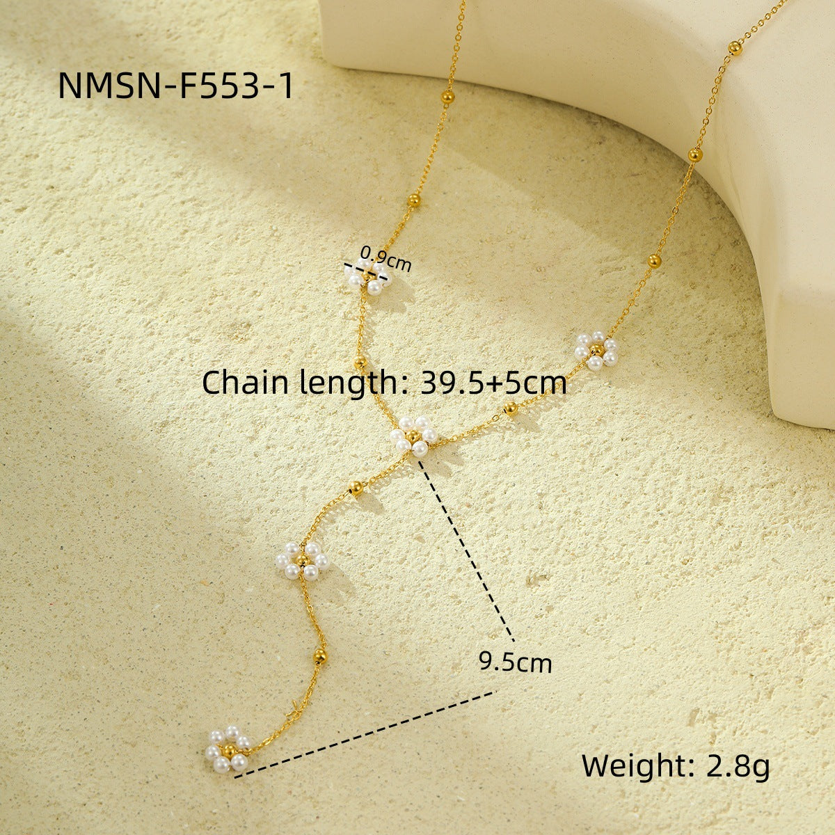 Light Luxury Necklace Fashionable Floral Clavicle Chain Small Fresh High Grade Embellished Necklace Necklace Women