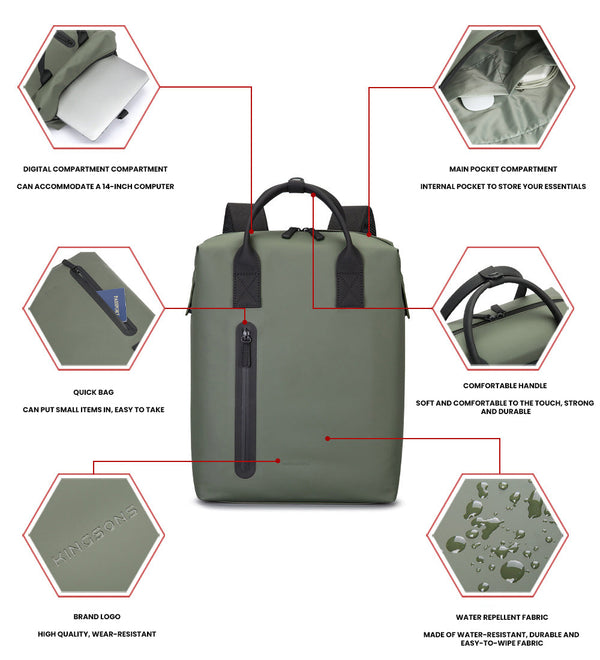 The Trevion™ Xtreme Backpack by Camel Mountain – 14L, Fits Up To 15.6