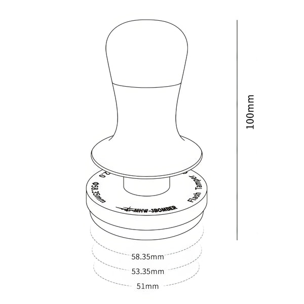 Flash Constant Pressure Tamper 2.0 - Audible Click
