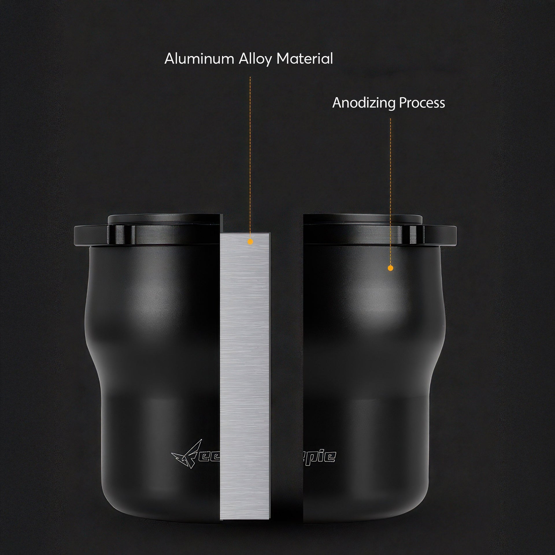 Coffee Dosing Cup Three-Ear Anti-Static