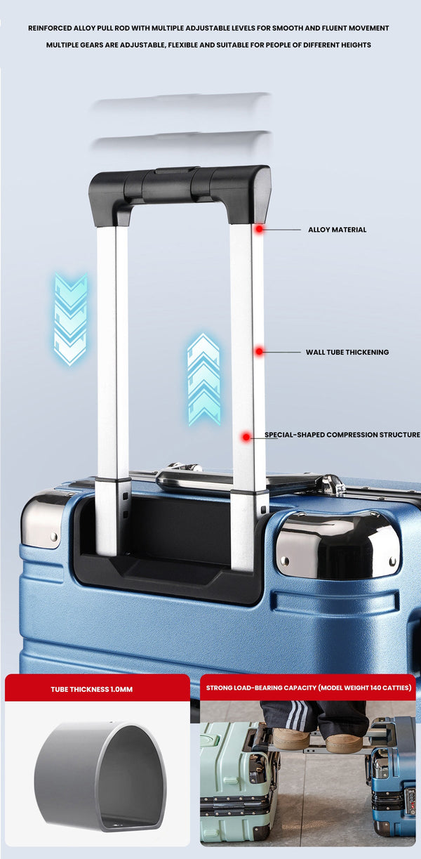 The Draynor™ Luxe Suitcase by Camel Mountain – Available in 20