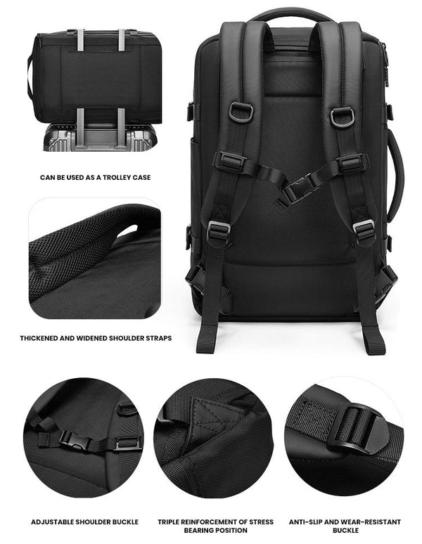 The Quanta™ ProX Vacuum Backpack by Camel Mountain – 35L, Fits Up to 16