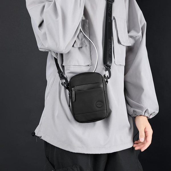 Men's Waterproof Nylon Crossbody Bag - Lightweight & Durable Everyday Travel Bag with Adjustable Strap Wautton Outdoor Gear