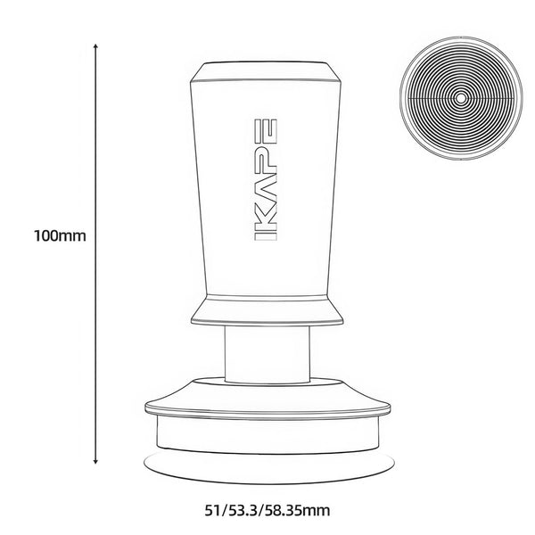 Black Edition Calibrated Coffee Tamper